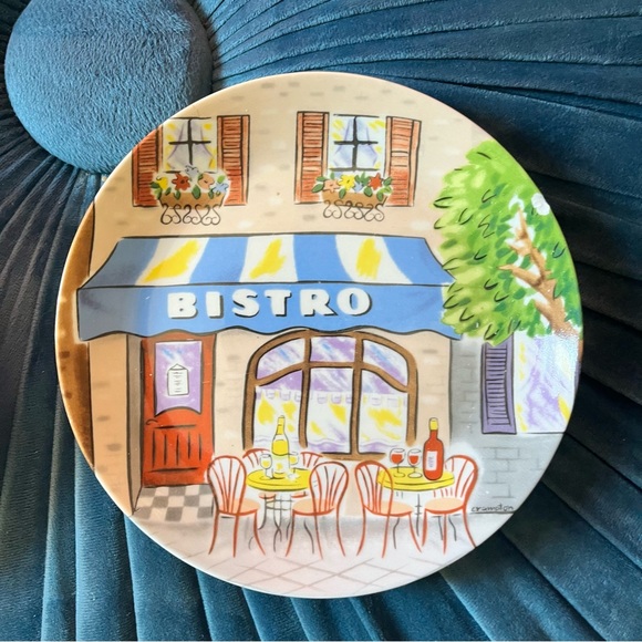 Avon Collectors Plate French Market Cafe Collection Bistro 6" Decorative Plates - Picture 3 of 11